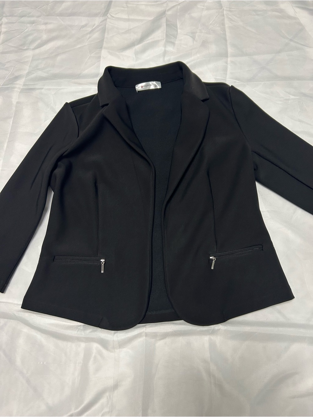 89th Madison Black Blazer Jacket – Petite Medium